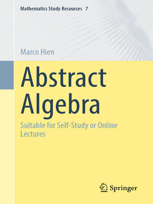 cover image of Abstract Algebra